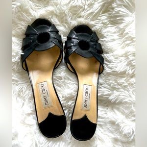 Jimmy Choo Leather High Heel Sandals
Size EU 38.5 US 8.5